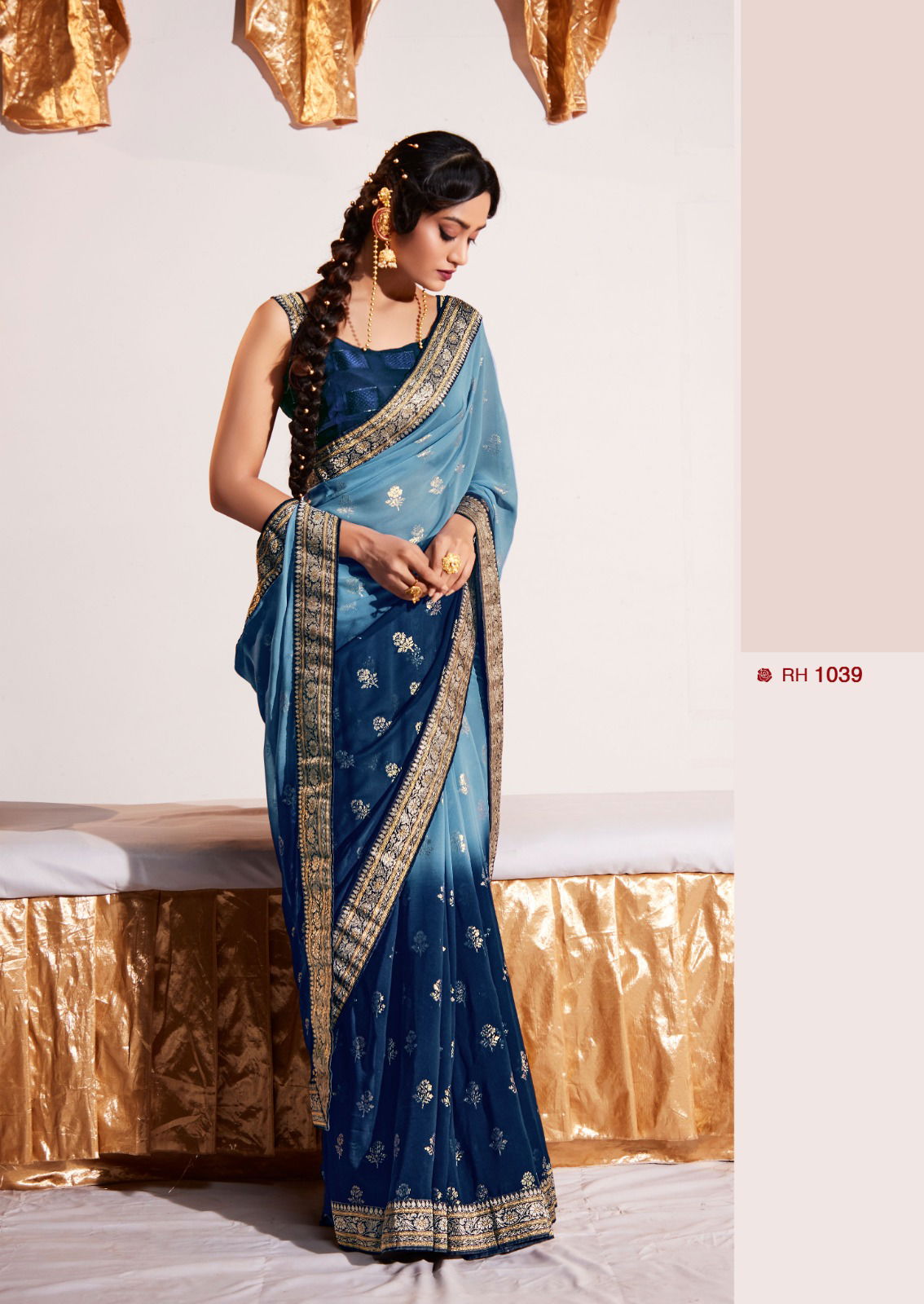 Stavan Rihana 7 Festive Wear Wholesale Georgette Sarees Catalog